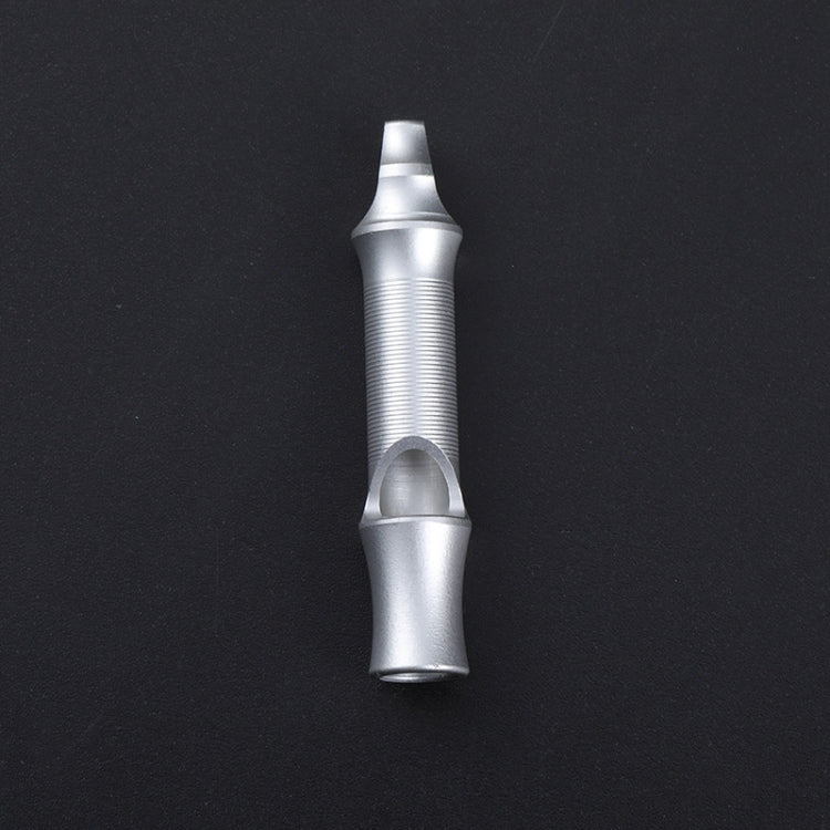 KS001 Aluminum Alloy Single Tube Adventure Survival Emergency High Frequency Whistle