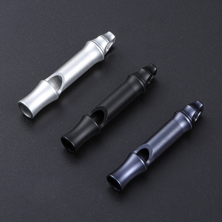 KS001 Aluminum Alloy Single Tube Adventure Survival Emergency High Frequency Whistle