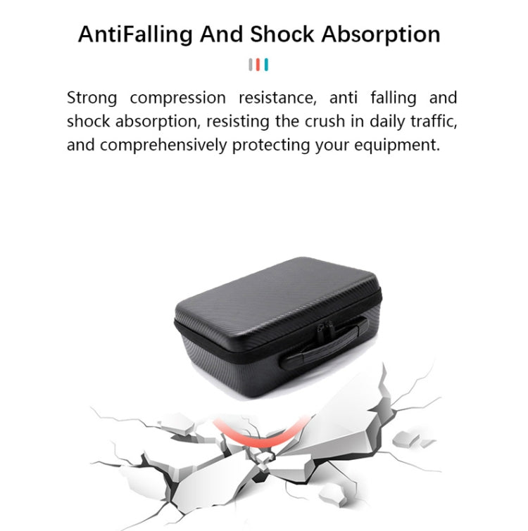 For DJI Avata  PU Leather Storage Bag Waterproof Handheld Box(Black)