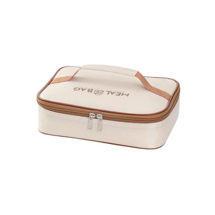 Square Lunch Bag Insulated Food Container Carrier for Meal Prep, Bento Boxes, and Office Lunch Portables, Size: Small