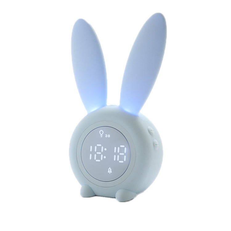 Multifunctional Smart Cartoon Cute Rabbit Desktop Digital Alarm Clock