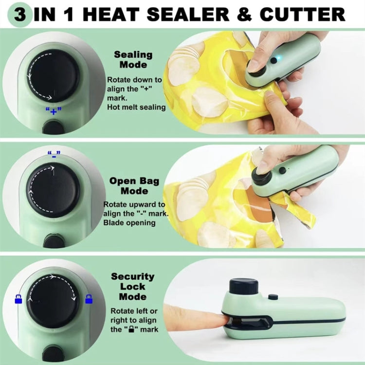 W-168 Knob Charging Sealing/Opening Machine Mini Snack Moisture Sealer