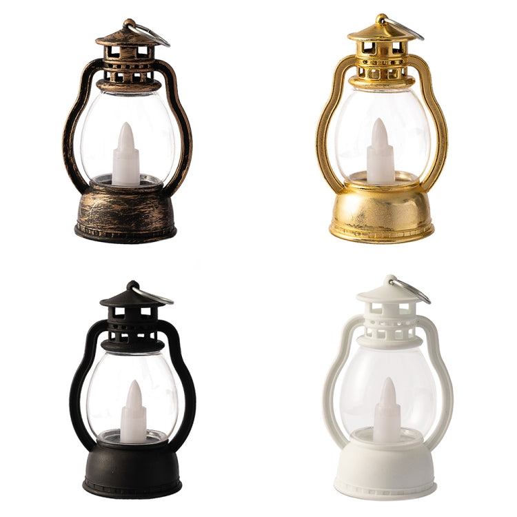 Retro Portable Kerosene Lamp Bar Home Christmas Decoration Lights, Color: Gold