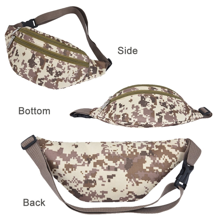 3 PCS Oxford Cloth Waist Bag Water-resistant Chest Bag Crossbody Bag