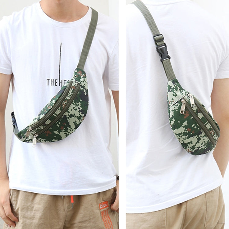 3 PCS Oxford Cloth Waist Bag Water-resistant Chest Bag Crossbody Bag