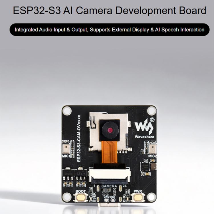 Waveshare ESP32-S3 AIoT Camera Development Board  With OV5640 Camera