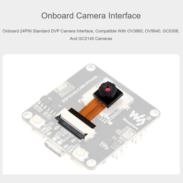 Waveshare ESP32-S3 AIoT Camera Development Board  With OV5640 Camera
