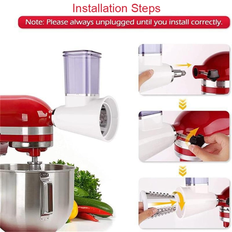 KA-08 For KitchenAid New Cutter Multi-functional Vegetable Cutter Accessories Slicer Grater