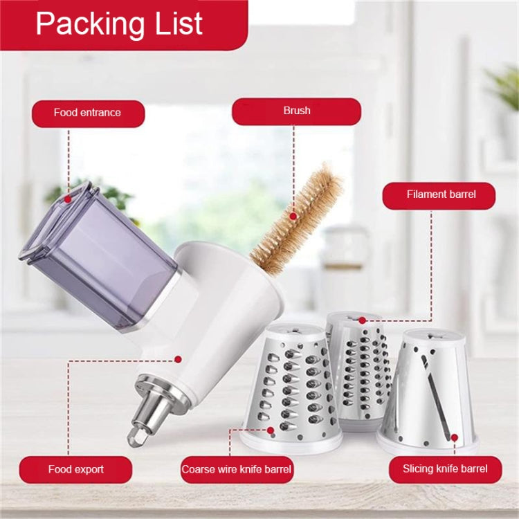 KA-08 For KitchenAid New Cutter Multi-functional Vegetable Cutter Accessories Slicer Grater