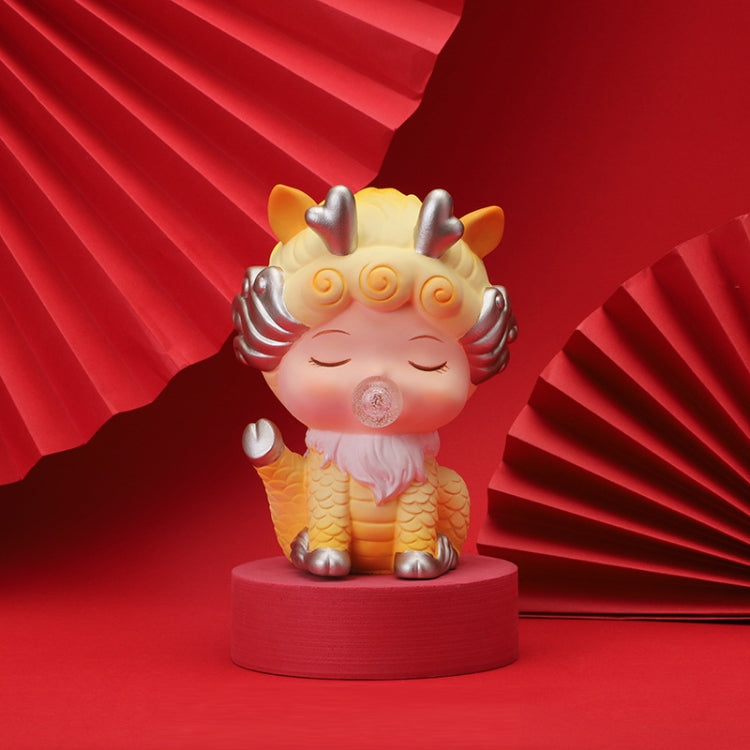 Heavenly Auspicious Beast Hidden Model Enamel Piggy Bank