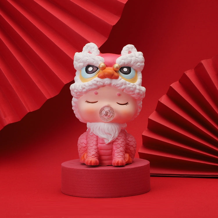 Heavenly Auspicious Beast Hidden Model Enamel Piggy Bank