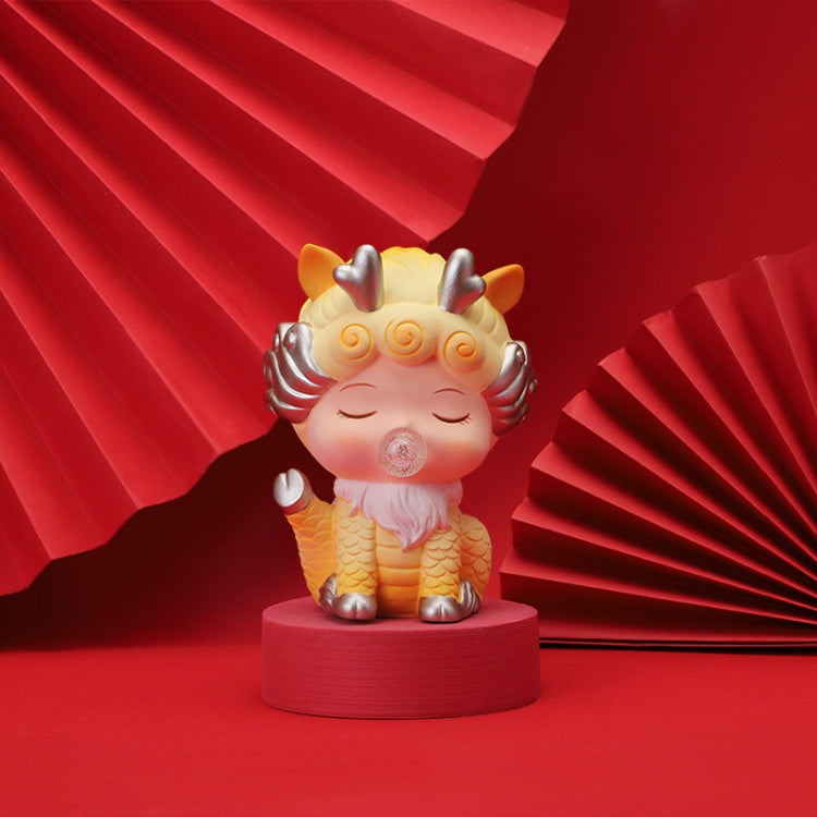 Heavenly Auspicious Beast Hidden Model Enamel Piggy Bank
