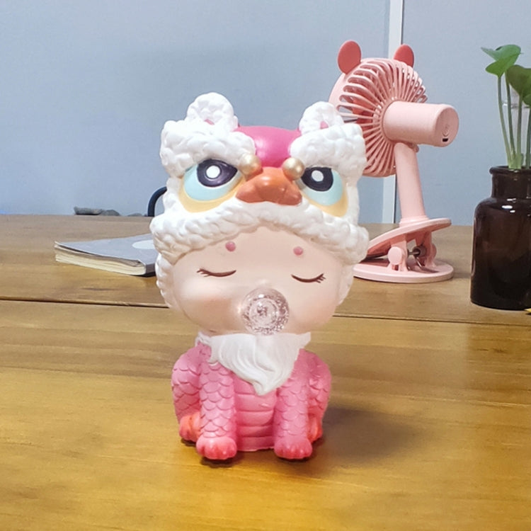 Heavenly Auspicious Beast Hidden Model Enamel Piggy Bank