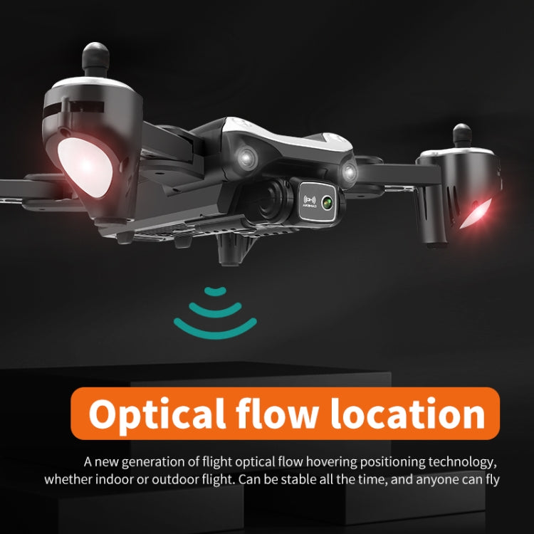 A11 4K HD Dual-Camera Optical Flow Quadcopter Smart Remote Control Aircraft with Light+ESC (Orange)