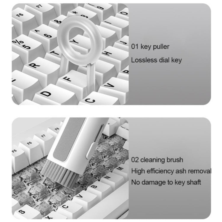 Q3 6 In 1 Bluetooth Headset Cleaning Set Portable Headset Computer Keyboard Cleaning Tools