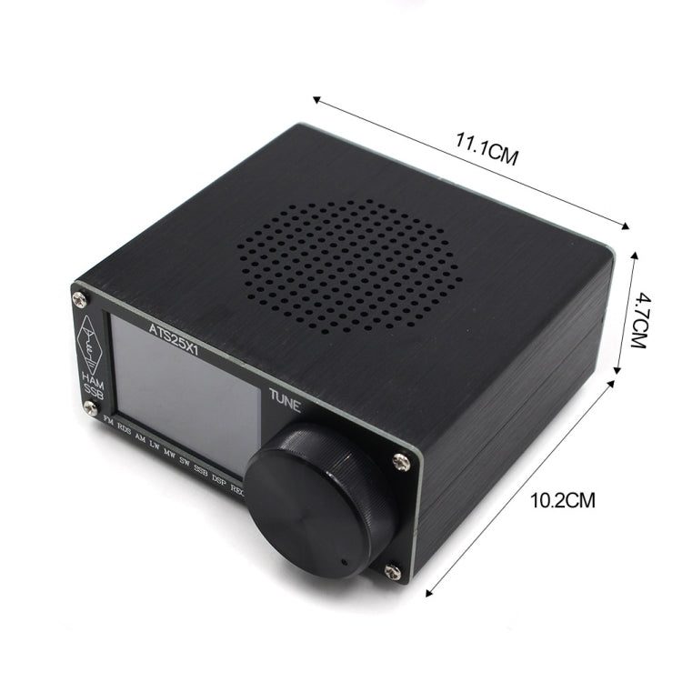 ATS-25X1 Updated Version Si4732 Chip 2.4-Inch Touch Screen All-Band Radio Receiver FM/LW/MW/SSB