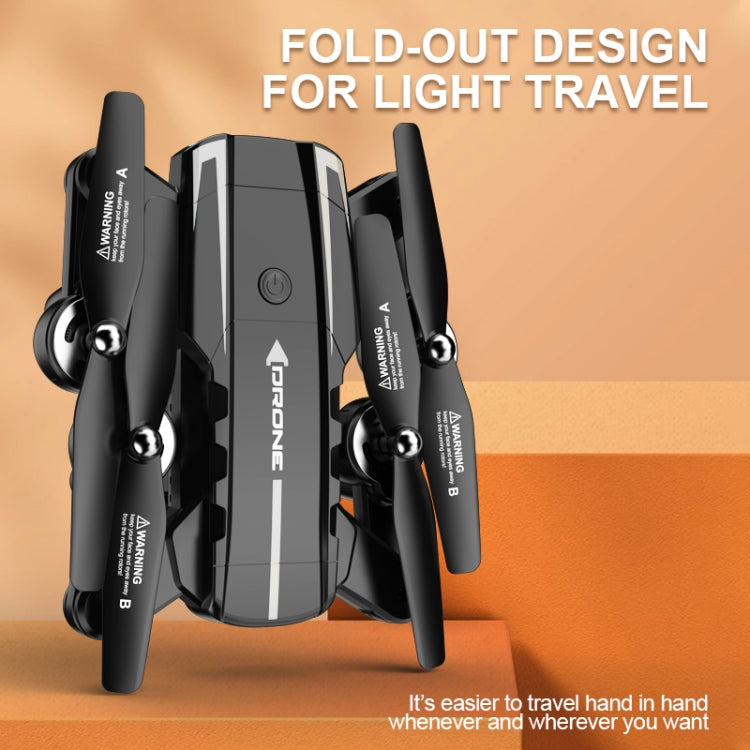 A5S HD Dual-Camera Quadcopter Foldable Smart Aerial Drone, Spec: Avoidance (Black)