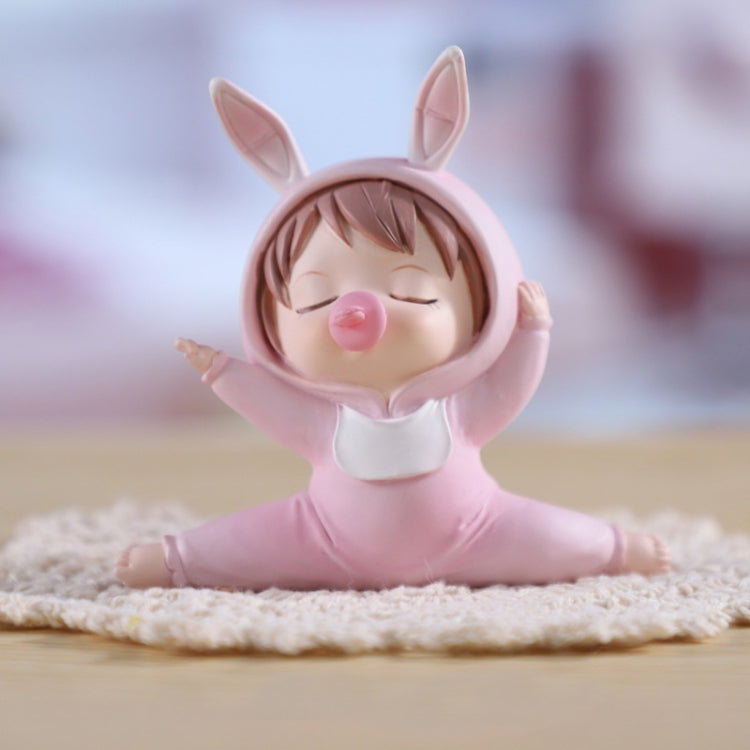 Anne Yoga Babe Resin Ornament Pile Wedding Gifts, Style: Stretched Out Do The Splits