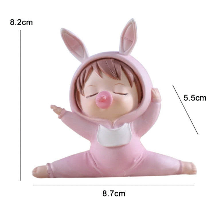 Anne Yoga Babe Resin Ornament Pile Wedding Gifts, Style: Stretched Hand Pressed Leg