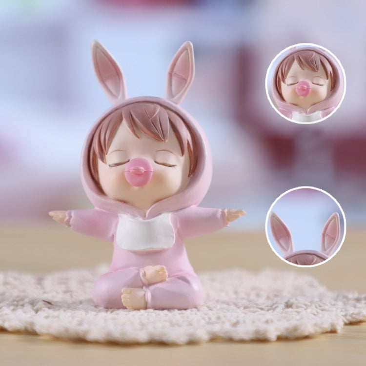 Anne Yoga Babe Resin Ornament Pile Wedding Gifts, Style: Stretched Hand Pressed Leg