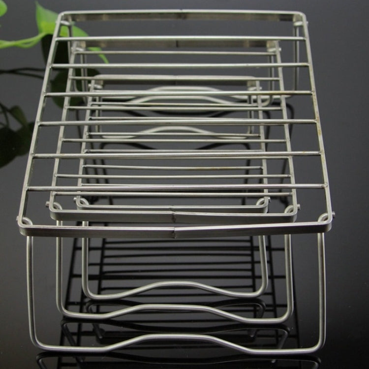 Outdoor Mini Portable Folding Grill Stainless Steel 304 Furnace Head Bracket, Size: 17x15.5x9.5cm