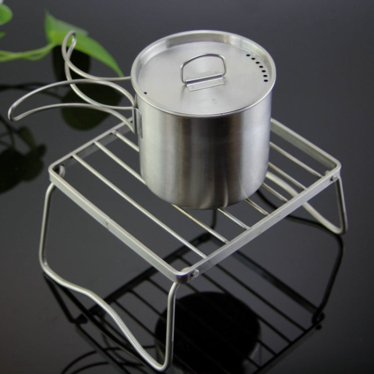 Outdoor Mini Portable Folding Grill Stainless Steel 304 Furnace Head Bracket, Size: 23x19.5x11cm