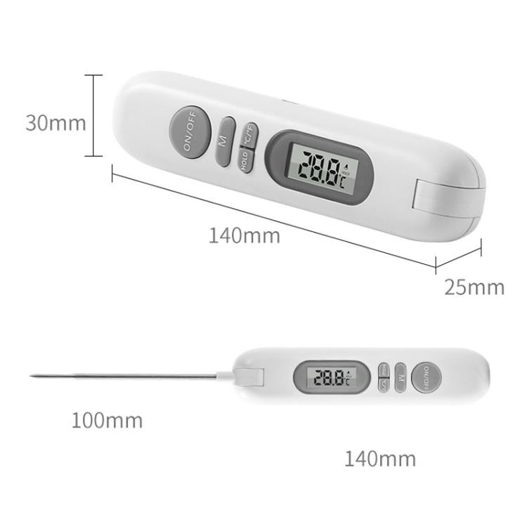 YZ6010 -50 To 300°C Electronic Food Folding Rechargeable Thermometer