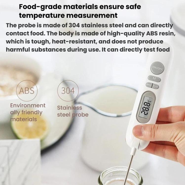 YZ6010 -50 To 300°C Electronic Food Folding Rechargeable Thermometer