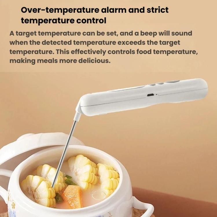 YZ6010 -50 To 300°C Electronic Food Folding Rechargeable Thermometer