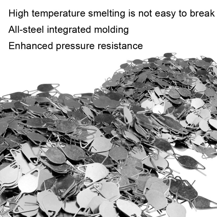 100 PCS Universal Thickened and Hardened Steel Phone Card Removal Pin