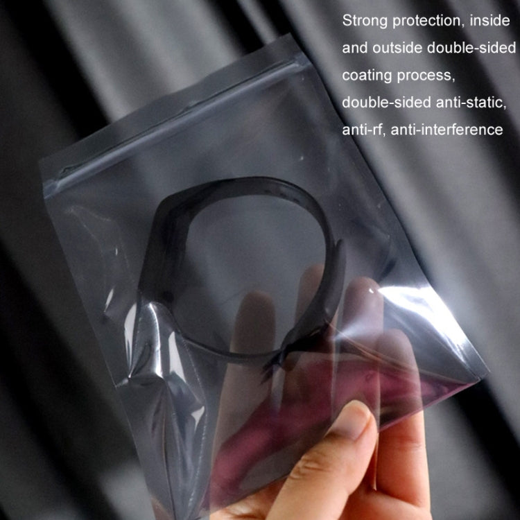 100PCS Anti-static Shielded Bag Electronic Device Hard Disk Packaging Bag Insulation Bag, Size: 16x20cm