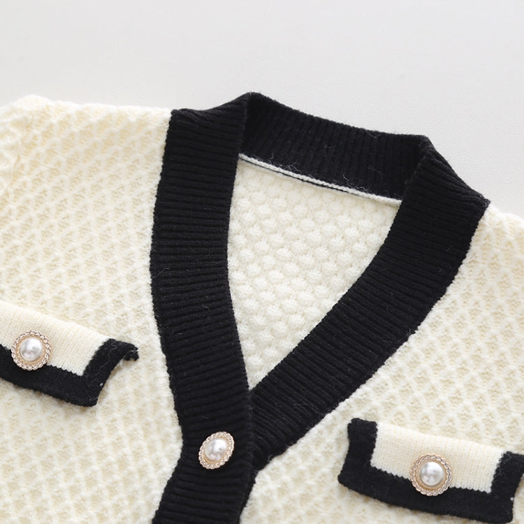 Baby Girls Winter Clothes Set Knit Sweater and Pants Autumn Girl Clothing, Size: