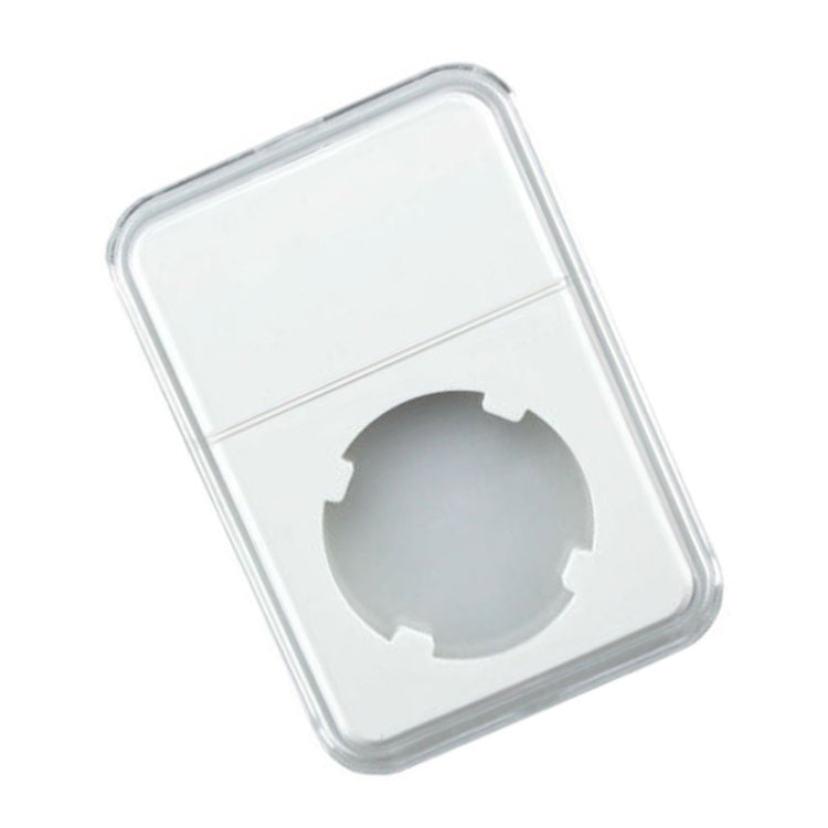 10 PCS Commemorative Coin Identification Rating Box Coin Collection Box, Color: White (38.5mm)