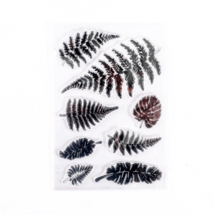 5 PCS Vintage Botanical Arrangement Handbook Clear Silicone Stamp