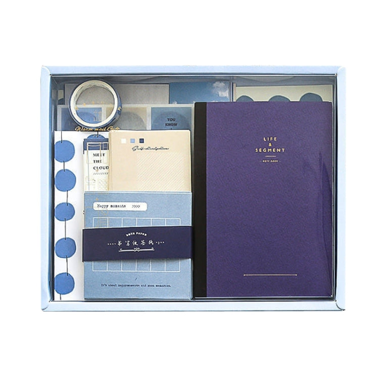 122 PCS / Set Wind Chases Clouds Simple Retro Handbook Set Material Notebook