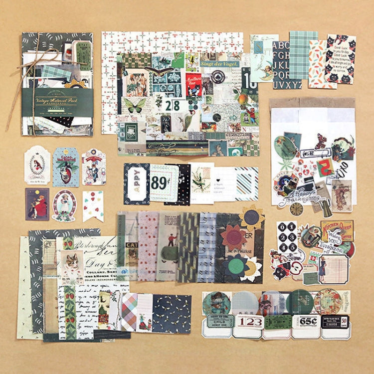 88 PCS/Sets Retro Handbook Background Paper DIY Scrapbooking