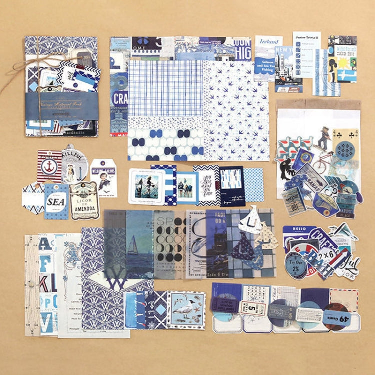 88 PCS/Sets Retro Handbook Background Paper DIY Scrapbooking