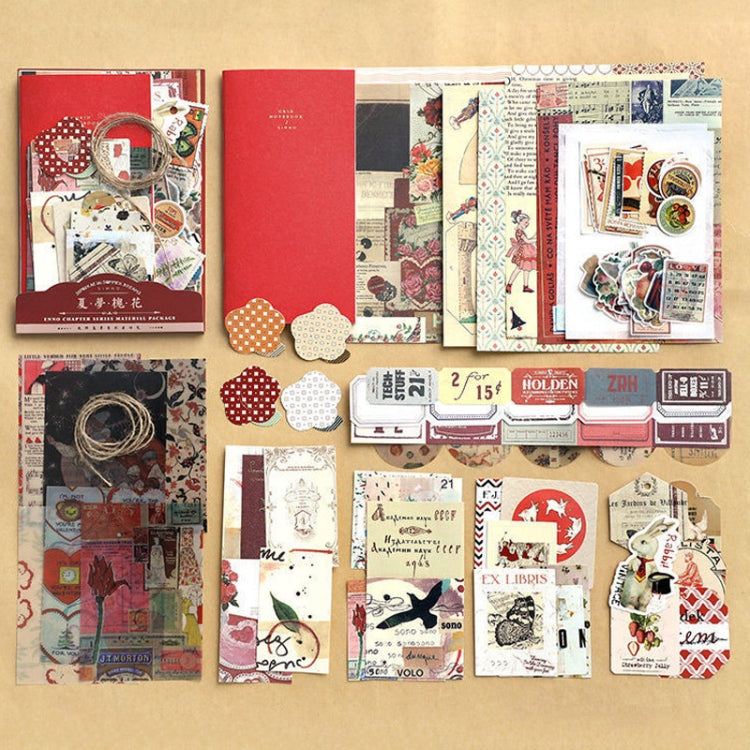 88 PCS/Sets Retro Handbook Background Paper DIY Scrapbooking