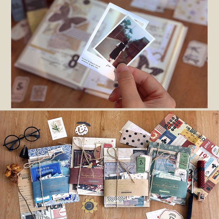 88 PCS/Sets Retro Handbook Background Paper DIY Scrapbooking