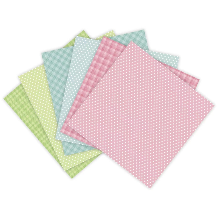2 Sets 6 Inch Spring Color Style Scrapbooking Background Paper Art Handmade Crafts,Spec: 24 Sheets/Set