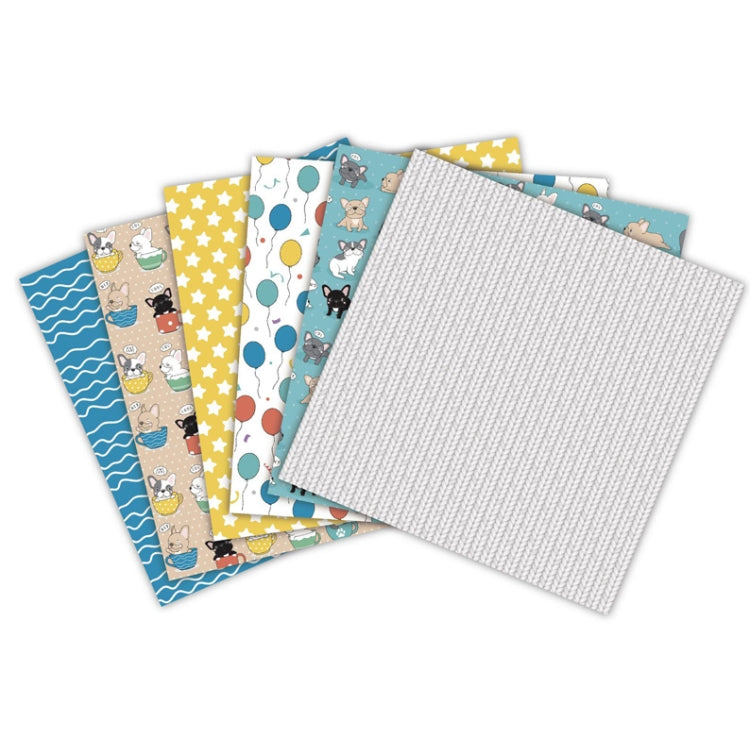 2 Sets 6 Inch 24 Sheets  Scrapbooking Background Paper Art Handmade Crafts(Have a Nice Day)