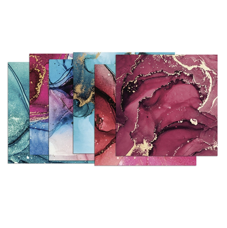 2 Sets 12 Inch 24 Sheets Scrapbooking Background Paper Art Handmade Crafts(Ink Drop)