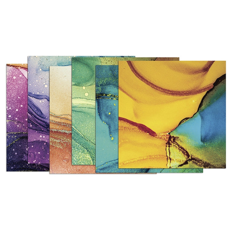 2 Sets 12 Inch 24 Sheets Scrapbooking Background Paper Art Handmade Crafts(Ink Drop)