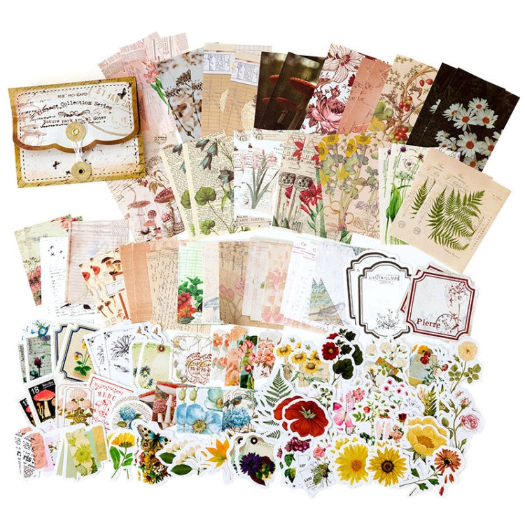 MMK17F Vintage Sticky Note Stickers DIY Handbook Material Set