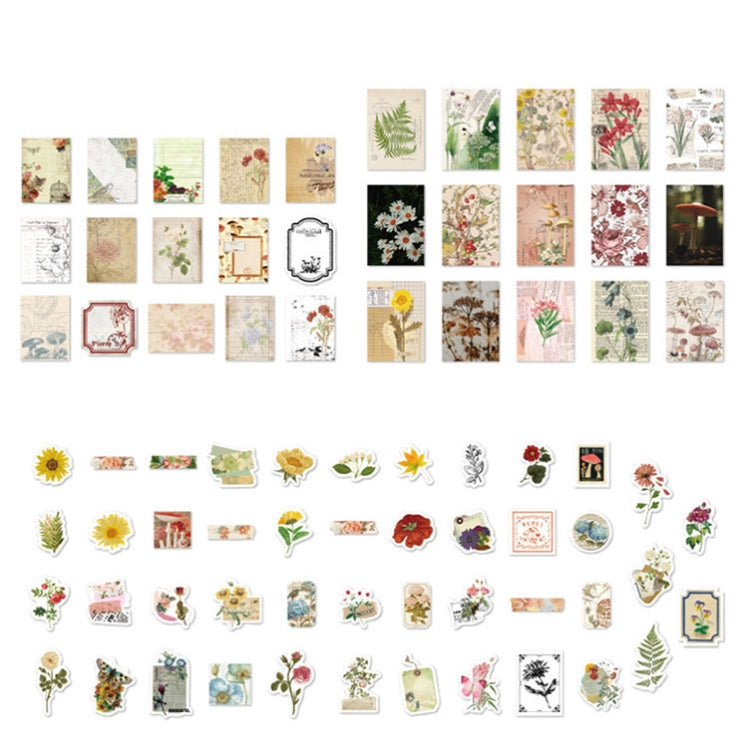 MMK17F Vintage Sticky Note Stickers DIY Handbook Material Set