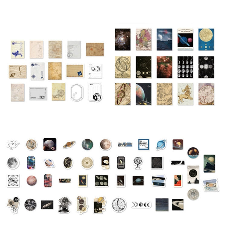 MMK17F Vintage Sticky Note Stickers DIY Handbook Material Set