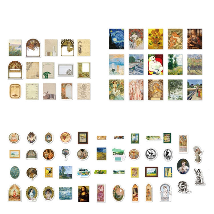 MMK17F Vintage Sticky Note Stickers DIY Handbook Material Set