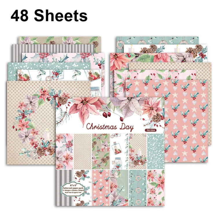2 Sets PA1904 DIY Album Clipboard Handbook Card Background Paper, Size: 6 inch