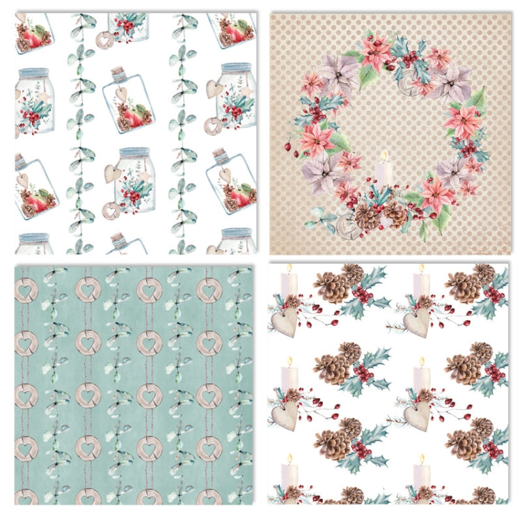 2 Sets PA1904 DIY Album Clipboard Handbook Card Background Paper, Size: 6 inch