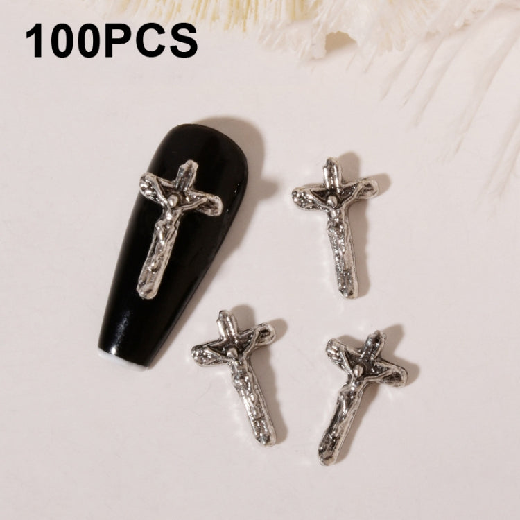 H643 100pcs Nail Crocodile Vintage Alloy Jewelry Nail Metal Accessories